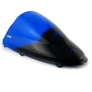 Racing skjerm egnet for Kawasaki ZZR 1400 06-20 blå kåpeskjerm Puig 4057A