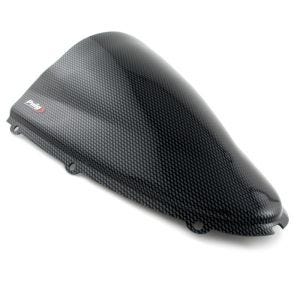 Racing skjerm egnet for Kawasaki ZZR 1400 06-20 carbon look fairing skjerm Puig 4057C