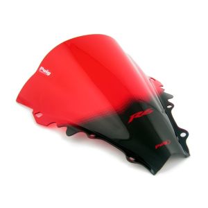 Racing skjerm egnet for Yamaha YZF-R6 06-07 rød kåpeskjerm Puig 4059R