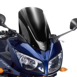 Racing skjerm egnet for Yamaha FZ1 Fazer 06-15 svart kåpeskjerm Puig 4061N