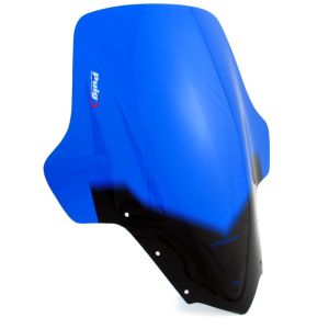 Turskjerm egnet for Yamaha FZ1 Fazer 06-15 blå frontrute Puig 4101A