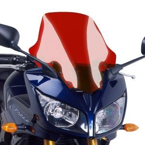 Turskjerm egnet for Yamaha FZ1 Fazer 06-15 rød frontrute Puig 4101R