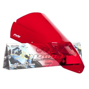 Racing skjerm Z egnet for Aprilia Tuono 1000 R 06-10 rød kåpeskjerm Puig 4110R