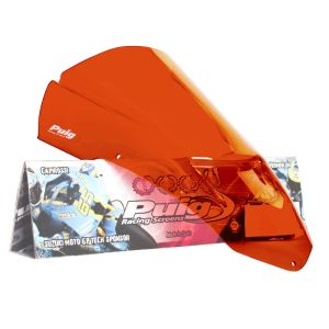 Racing skjerm Z egnet for Aprilia Tuono 1000 R 06-10 Oransje kåpeskjerm Puig 4110T