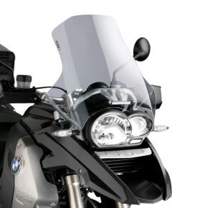Turskjerm egnet for BMW R 1200 GS 04-12 røykgrå frontrute Puig 4331H