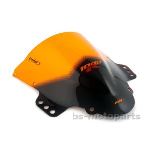 Racing skjerm egnet for Suzuki GSX-R 1000 07-08 Oransje kåpeskjerm Puig 4363T