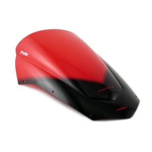 Racing skjerm egnet for Yamaha FZ6 Fazer S2 07-10 rød kåpeskjerm Puig 4366R