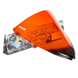 Racing skjerm egnet for Honda CBR 1000 RR Fireblade 08-11 Oransje kåpeskjerm Puig 4623T