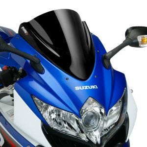 Racing skjerm Z egnet for Suzuki GSX-R 750 / 600 08-10 svart frontrute Puig 4629N