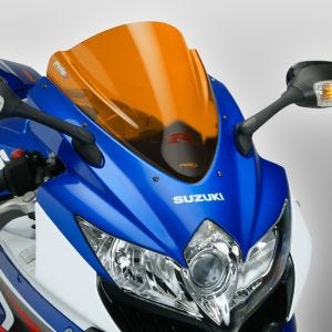 Racing skjerm Z egnet for Suzuki GSX-R 750 / 600 08-10 Oransje kåpeskjerm Puig 4629T