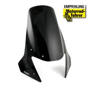 Turskjerm egnet for Yamaha XT 660 Z Tenere 08-15 svart frontrute Puig 4636N