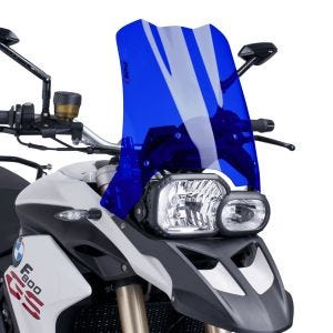 Turskjerm egnet for BMW F 800 GS 08-17 blå frontrute Puig 4670A