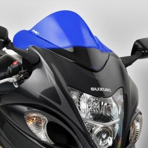 Racing skjerm egnet for Suzuki Hayabusa 08-17 blå frontrute Puig 4826A