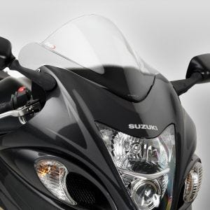 Racing skjerm egnet for Suzuki Hayabusa 08-17 klar fairing skjerm Puig 4826W
