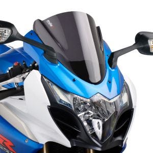 Racing skjerm Z egnet for Suzuki GSX-R 1000 09-16 mørk tonet kåpeskjerm Puig 4933F