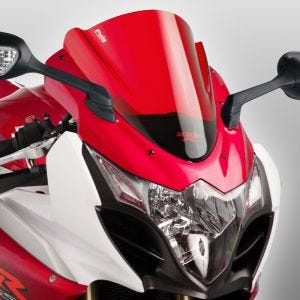 Racing skjerm Z egnet for Suzuki GSX-R 1000 09-16 rød kåpeskjerm Puig 4933R