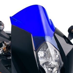 Racing skjerm Z egnet for KTM 1190 RC8 / R 08-15 blå kåpeskjerm Puig 4944A
