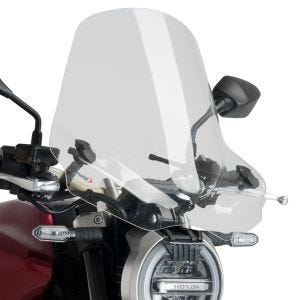 Frontrute egnet for Yamaha XSR 700 16-24 Puig Touring II røykgrå