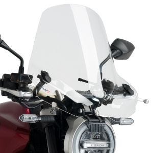 Frontrute egnet for Honda Shadow VT 600 C 88-00 Puig Touring II klar 5267w