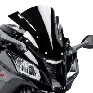 Racing skjerm Z egnet for Kawasaki ZX-10R 11-15 svart kåpeskjerm Puig 5603N