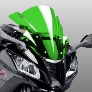 Racing skjerm Z egnet for Kawasaki ZX-10R 11-15 grønn kåpeskjerm Puig 5603V