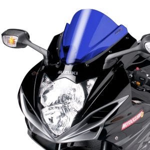 Racing skjerm Z egnet for Suzuki GSX-R 750 11-17 blå frontrute Puig 5605A