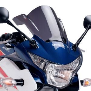 Racing skjerm Z egnet for Honda CBR 250 R 11-15 mørk tonet kåpeskjerm Puig 5643F