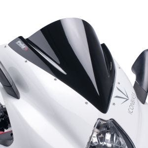 Racing skjerm Puig Z egnet for MV Agusta F3 675/ F3 800 13-21 svart Puig 5651N
