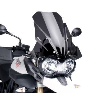 Turskjerm egnet for Triumph Tiger 800/XC 11-14 mørk tonet frontrute Puig 5652F