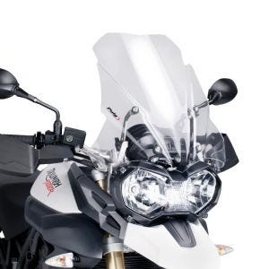 Turskjerm egnet for Triumph Tiger 800/ XC 11-14 klar frontrute Puig 5652W