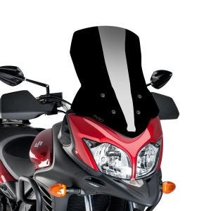 Turskjerm egnet for Suzuki V-Strom 650 / XT 12-16 svart frontrute Puig 5895N
