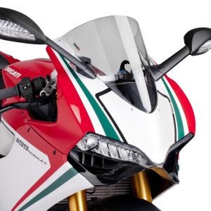 Racing skjerm R passer for Ducati 1199 Panigale 12-14 røykgrå kåpeskjerm Puig 5990H
