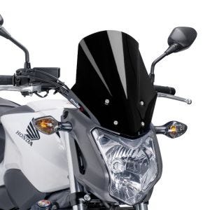 Turskjerm egnet for Honda NC 750 S / 700 S 12-20 sort frontrute Puig 5991N