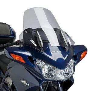 Turskjerm egnet for Honda Pan European ST 1300 02-16 røykgrå frontrute Puig 5995H