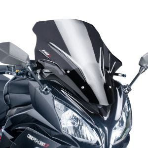 Turskjerm egnet for Kawasaki ER-6F 12-16 mørk tonet frontrute Puig 5998F