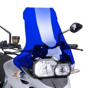 Turskjerm egnet for BMW F 700 GS 13-17 blå frontrute Puig 6365A