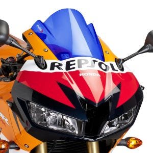 Racing skjerm Z egnet for Honda CBR 600 RR 13-16 blå frontrute Puig 6478A