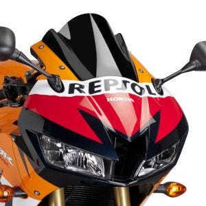 Racing skjerm Z egnet for Honda CBR 600 RR 13-16 svart kåpeskjerm Puig 6478N