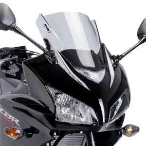 Racing skjerm Z egnet for Honda CBR 500 R 13-15 røykgrå kåpeskjerm Puig 6479H