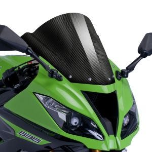 Racing skjerm Z egnet for Kawasaki ZX-6R 636 13-16 carbon look fairing skjerm Puig 6482C