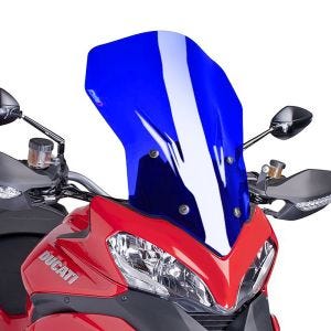 Turskjerm egnet for Ducati Multistrada 1200 / S 13-14 blå vindskjerm Puig 6491A