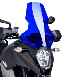Turskjerm egnet for KTM 990 Supermoto SM T 09-12 blå frontrute Puig 6495A