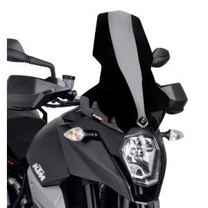 Turskjerm egnet for KTM 990 Supermoto SM T 09-12 sort frontrute Puig 6495N
