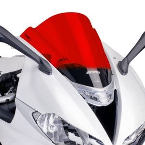 Racing skjerm Z for egnet for Triumph Daytona 675 / R 13-16 rød kåpeskjerm Puig 6498R