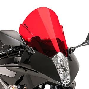 Racing skjerm Z egnet for Hyosung GT 650/i R 13-16 rød kåpeskjerm Puig 6716R