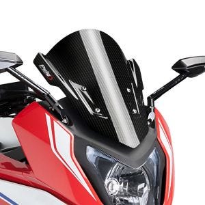 Racing skjerm Z egnet for Honda CBR 650 F 14-18 carbon look fairing skjerm Puig 7003C
