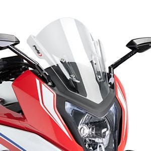 Racing skjerm Z egnet for Honda CBR 650 F 14-18 klar kåpeskjerm Puig 7003W