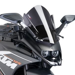 Racing skjerm Z egnet for KTM RC 390 / 125 14-21 mørk tonet fairing skjerm Puig 7004F