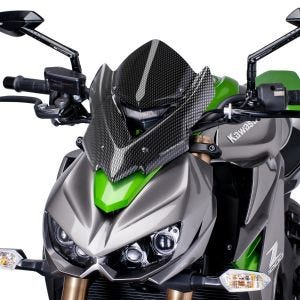 Naken sykkelskjerm egnet for Kawasaki Z1000 14-18 Puig 7011C New Generation Sport karbonlook