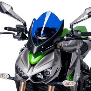 Nakensykkelskive egnet for Kawasaki Z1000 14 -18 Puig 7514A New Generation Touring blå